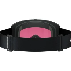 Masques Femme|Masques Homme<Salomon Masque de Ski Sentry Pro S Black Sigma Sky Blue + Sigma Light Blue