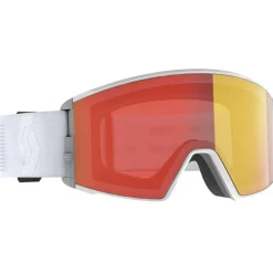 Masque de Ski React Mineral White Light Sensitive Red Chrome Femme Masques Porteur De Lunettes|Masques Photochromiques