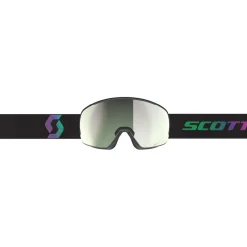 New Masque de Ski Sphere Otg Black Aurora Green Amp Pro White Chrome Femme Masques Porteur De Lunettes|Masques Femme