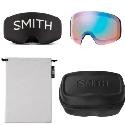 Hot Masque de Ski 4D Mag S Claws Blackout Chromapop Sun Black + Chromapop Storm Blue Sensor Mirror Femme Masques Femme|Masques Homme