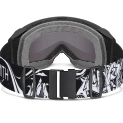 Clearance Masque de Ski 4D Mag Ac Markus Eder Chromapop Sun Black + Chromapop Storm Blue Sensor Mirror Femme Masques Femme|Masques Homme