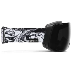 Clearance Masque de Ski 4D Mag Ac Markus Eder Chromapop Sun Black + Chromapop Storm Blue Sensor Mirror Femme Masques Femme|Masques Homme