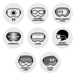 Masques Porteur De Lunettes|Masques Homme<Smith Masque de Ski I/O Mag XL Coyote Chromapop Sun Black + Chromapop Storm Blue Sensor Mirror