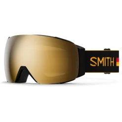 Masques Femme|Masques Homme<Smith Masque de Ski I/O Mag Speed Racer Chromapop Sun Black Gold Mirror + Chromapop Storm Blue Sensor Mirror