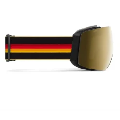 Masques Femme|Masques Homme<Smith Masque de Ski I/O Mag Speed Racer Chromapop Sun Black Gold Mirror + Chromapop Storm Blue Sensor Mirror