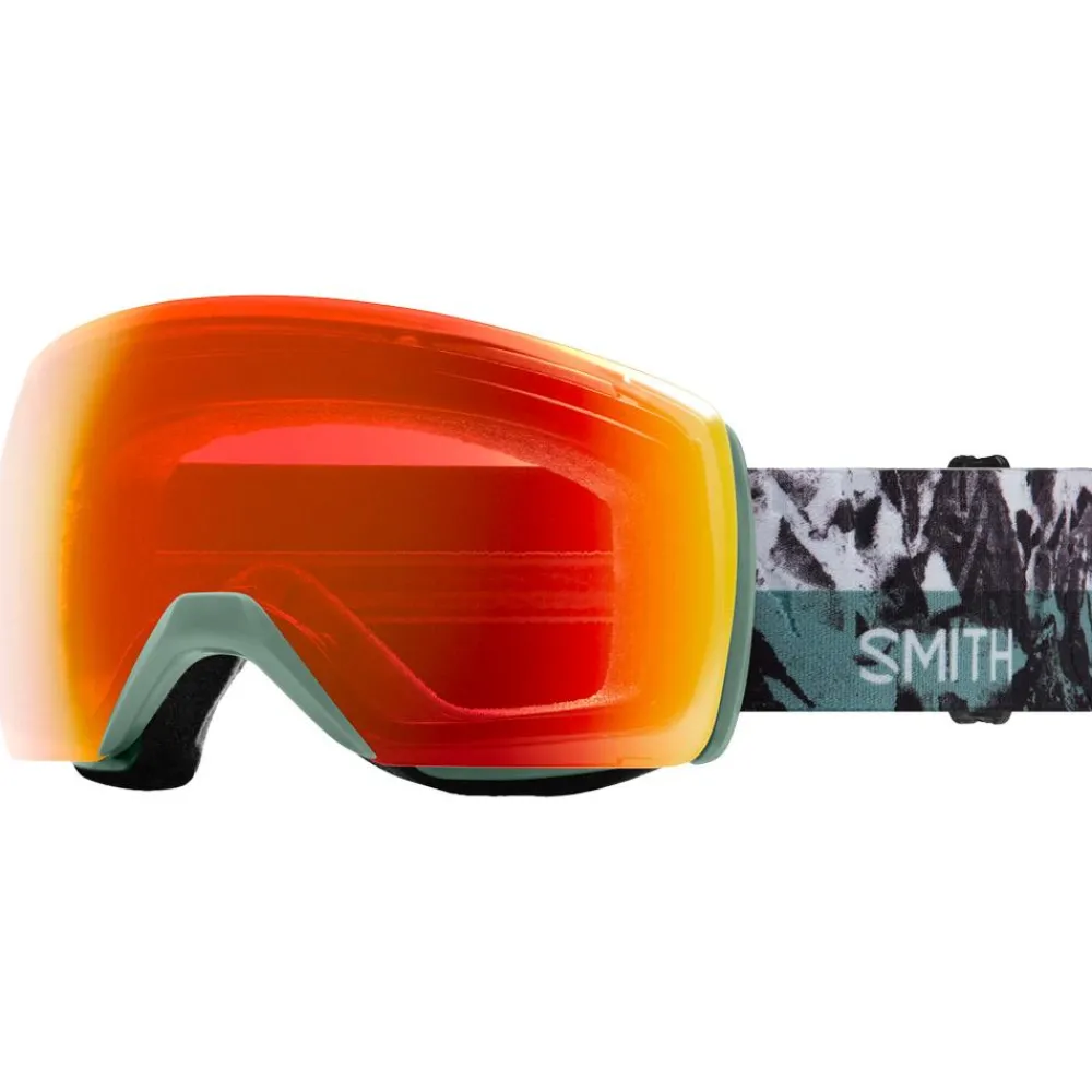 Sale Masque de Ski Skyline XL Sage Brush Paste Up Chromapop Everyday Red Mirror Homme Masques Homme|Masques Porteur De Lunettes