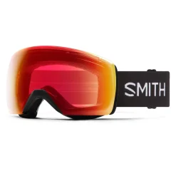 Masques Homme|Masques Porteur De Lunettes<Smith Masque de Ski Skyline XL Black Chromapop Photochromic Red Mirror