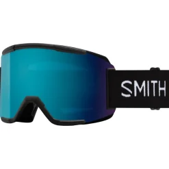 Masque de Ski Squad Black Chromapop Sun Blue Mirror + Yellow Femme Masques Femme|Masques Homme