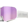 Hot Masque de Ski Tumba Peak Small Matt White Purple Purple Multil Femme Masques Femme|Masques Homme
