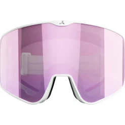 Hot Masque de Ski Tumba Peak Small Matt White Purple Purple Multil Femme Masques Femme|Masques Homme