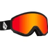 Masques Femme|Masques Homme<Volcom Masque de Ski Attunga Matte Black Red Chrome