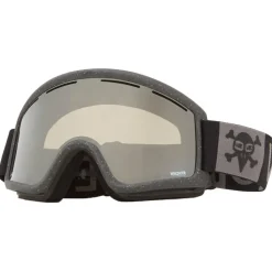Masques Femme|Masques Homme<Von Zipper Masque de Ski Cleaver Kevin Jones Sig Stone Satin Wildlife Silver Chrome + Clear Fire Chrome