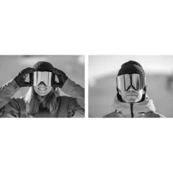 Clearance Masque de Ski Lookout Dark Night Polarized Jade Mirror + Persimmon Sky Blue Mirror Femme Masques Femme|Masques Homme
