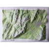Carte 3D<Deniveles Massif Des Bauges + Cadre