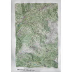 New Mont Bisanne & Mont De Vores (Summer) + Cadre Carte 3D