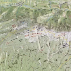New Mont Ventoux + Cadre Carte 3D