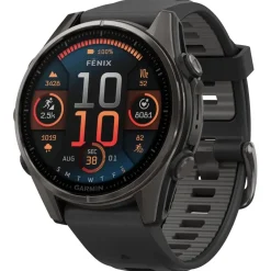 Discount Montres GPS Fenix 8 Amoled Sapphire Titane Carbon Gray DLC Noir Gris Galet Montres Gps|Montre Connectée