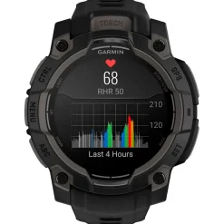 Montres Gps|Montre Connectée<Garmin Montres GPS Instinct 3 Amoled Noir Avec Bracelet Noir