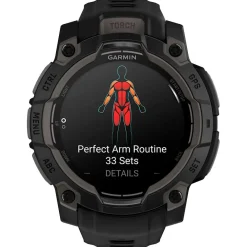Montres Gps|Montre Connectée<Garmin Montres GPS Instinct 3 Amoled Noir Avec Bracelet Noir