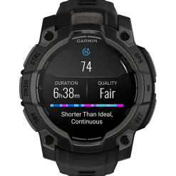 Montres Gps|Montre Connectée<Garmin Montres GPS Instinct 3 Amoled Noir Avec Bracelet Noir