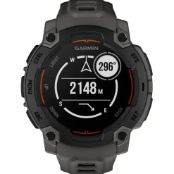 Montres Gps|Montre Connectée<Garmin Montres GPS Instinct E Noire Avec Bracelet Gris Charbon