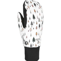Hot Moufles Coral Mitt Pk White Femme Moufles|Gants De Ski Femme