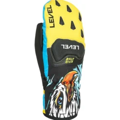 Moufles|Gants De Ski Enfant<Level Moufles Race Jr Mitt Yellow Blue
