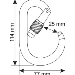Hot Mousqueton Core Lock Mousqueton