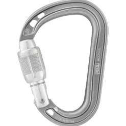 Mousqueton<Petzl Mousqueton Rocha Screw Lock Gris