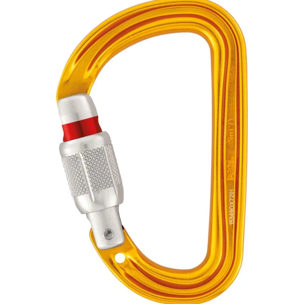 Mousqueton<Petzl Mousqueton Sm'd Screw Lock