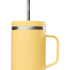 Sale Mug Cold Cup 600 ml + Anse Matt Pastel Citron Vaisselle Camping