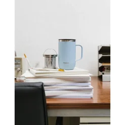Vaisselle Camping<Qwetch Mug Mug Tisanière 470 ml Pastel Bleu