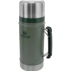 Hot Mug The Legendary Food Jar 0.94L Hammertone Green Vaisselle Camping
