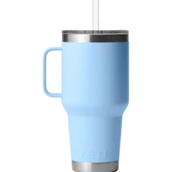 Vaisselle Camping<Yeti Mug Rambler 35 Oz (994 ml) Straw Mug Big Sky Blue