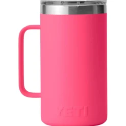 Mug Rambler 24 Oz Travel Mug Tropical Pink Vaisselle Camping