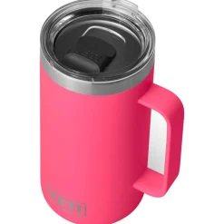 Mug Rambler 24 Oz Travel Mug Tropical Pink Vaisselle Camping