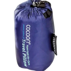 Oreiller Camping<Cocoon Oreiller Air Core Pillow Microlight Black Dark Blue