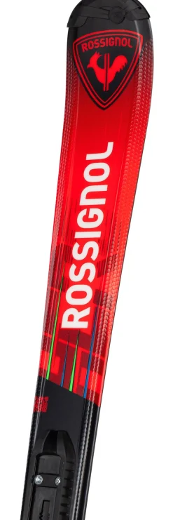 Clearance Pack Ski Alpin  Hero Jr 100-140 Kid-X + Fix Enfant Pack Ski Enfant