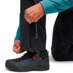 Hot Pantalon de rando M Fineline Stretch Full Zip Pants Black Pantalon Rando