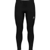 Pantalon Ski De Fond|Pantalon Ski De Fond<Odlo Pantalon Nordique Ceramiwarm Tights Black Concrete Grey