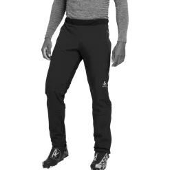 Pantalon Ski De Fond|Pantalon Ski De Fond<Odlo Pantalon Nordique Engvik Pants Black Concrete Grey