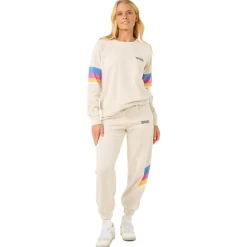 Pantalon - Short<Rip Curl Pantalon Las Dalias Track Pants Oatmeal Marle