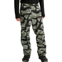 Pantalon De Ski Homme|Pantalon De Ski<Burton Pantalon Ski Reserve 2L Pants Graffiti Camo Forest Moss
