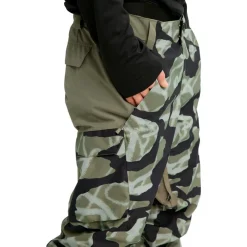 Pantalon De Ski Homme|Pantalon De Ski<Burton Pantalon Ski Reserve 2L Pants Graffiti Camo Forest Moss