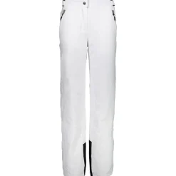 Pantalon De Ski|Pantalon De Ski Femme<CMP Pantalon Ski Woman Clima Protect Stretch Pant Bianco