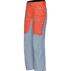 Best Pantalon Ski Lofoten Gore-Tex Pro Pants W's Orange Alert Blue Fog Femme Pantalon De Ski|Pantalon De Ski Femme