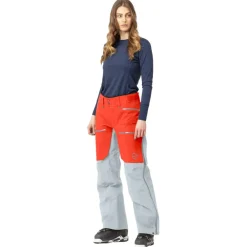 Best Pantalon Ski Lofoten Gore-Tex Pro Pants W's Orange Alert Blue Fog Femme Pantalon De Ski|Pantalon De Ski Femme