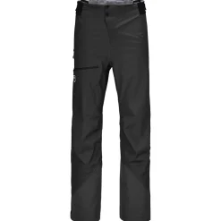 New Pantalon Ski 3L Ortler Pants M Black Raven Homme Pantalon De Ski Homme|Pantalon De Ski