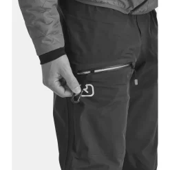New Pantalon Ski 3L Ortler Pants M Black Raven Homme Pantalon De Ski Homme|Pantalon De Ski