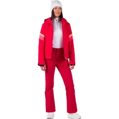 Pantalon De Ski Femme|Pantalon De Ski<Rossignol Pantalon Ski W Ski Softshell Ruby Red